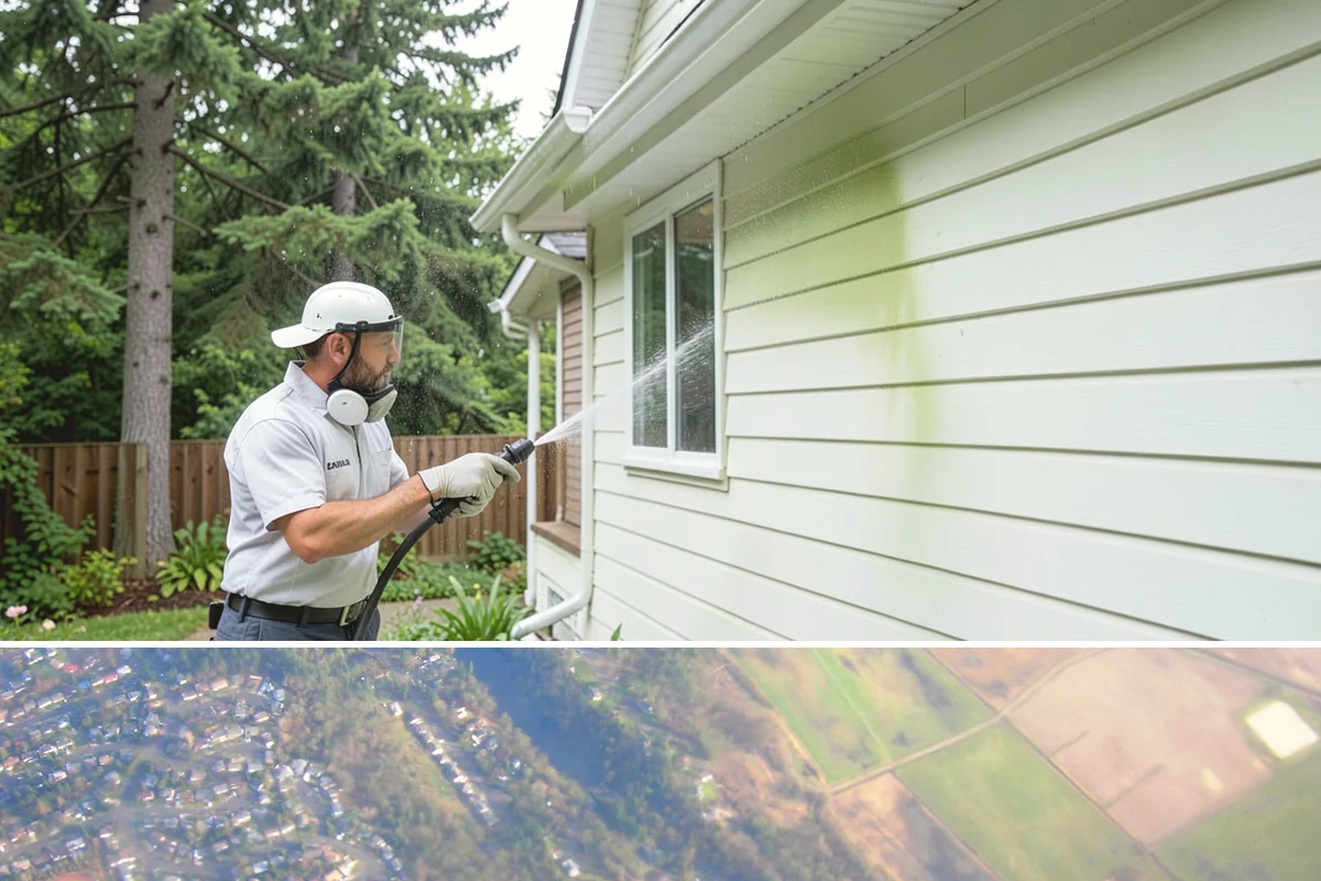 Step Pressure Washing in Algona, King County, WA - Steps clean up best during dry summer weeks so surfaces set before wet-season traffic.