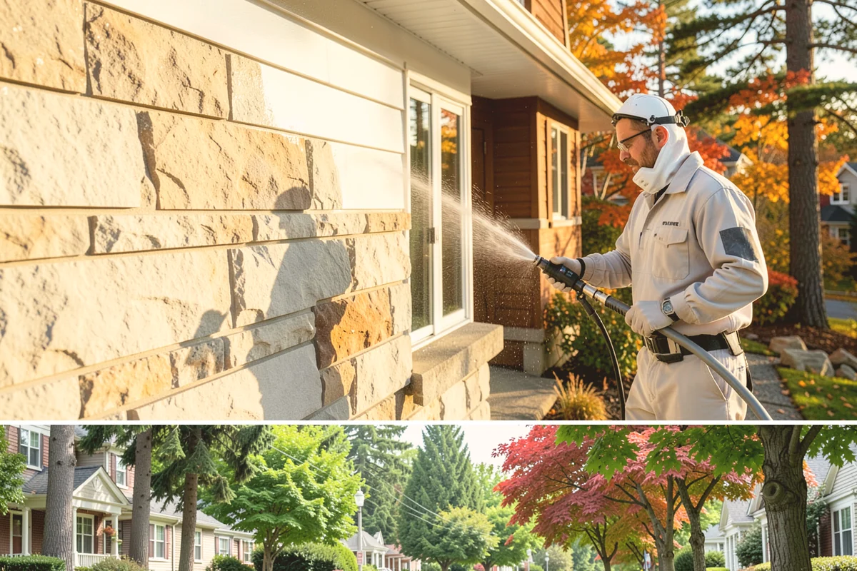Step Pressure Washing in Beaux Arts Village, King County, WA - Steps clean up best during dry summer weeks so surfaces set before wet-season traffic.