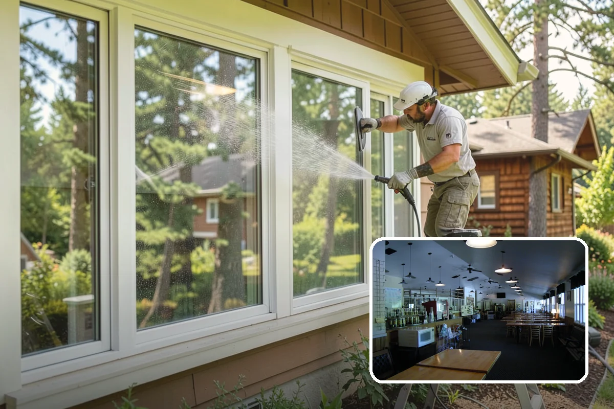 Step Pressure Washing in Black Diamond, King County, WA - Strips compacted grime from step surfaces