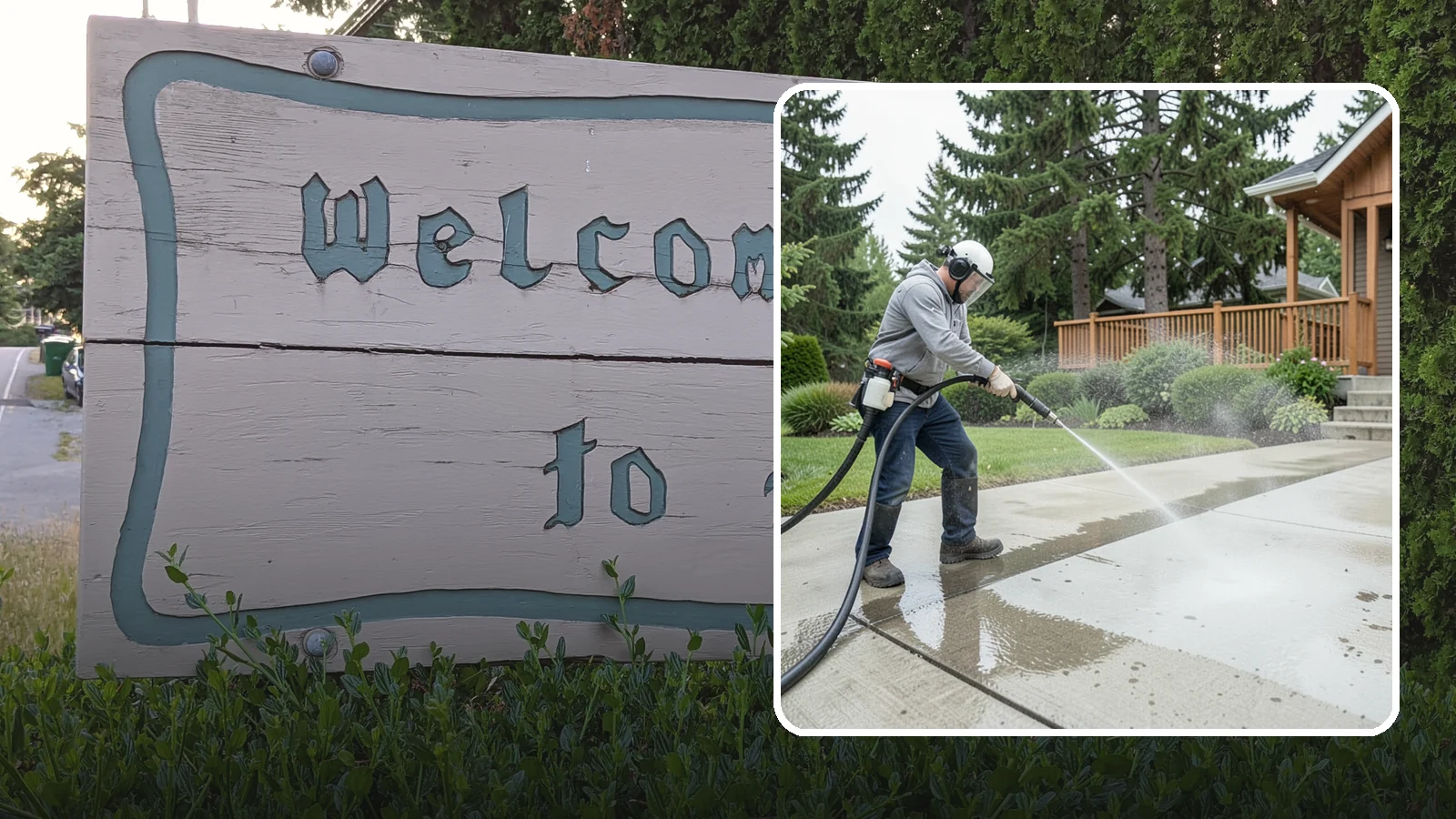 Step Pressure Washing in Brier, Snohomish County, WA - Pressure wash concrete and hardscape steps to strip built-up grime and restore safe grip.