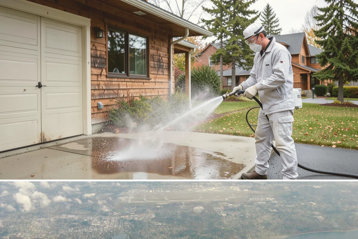 Step Pressure Washing in Burien, King County, WA - Steps clean up best during dry summer weeks so surfaces set before wet-season traffic.