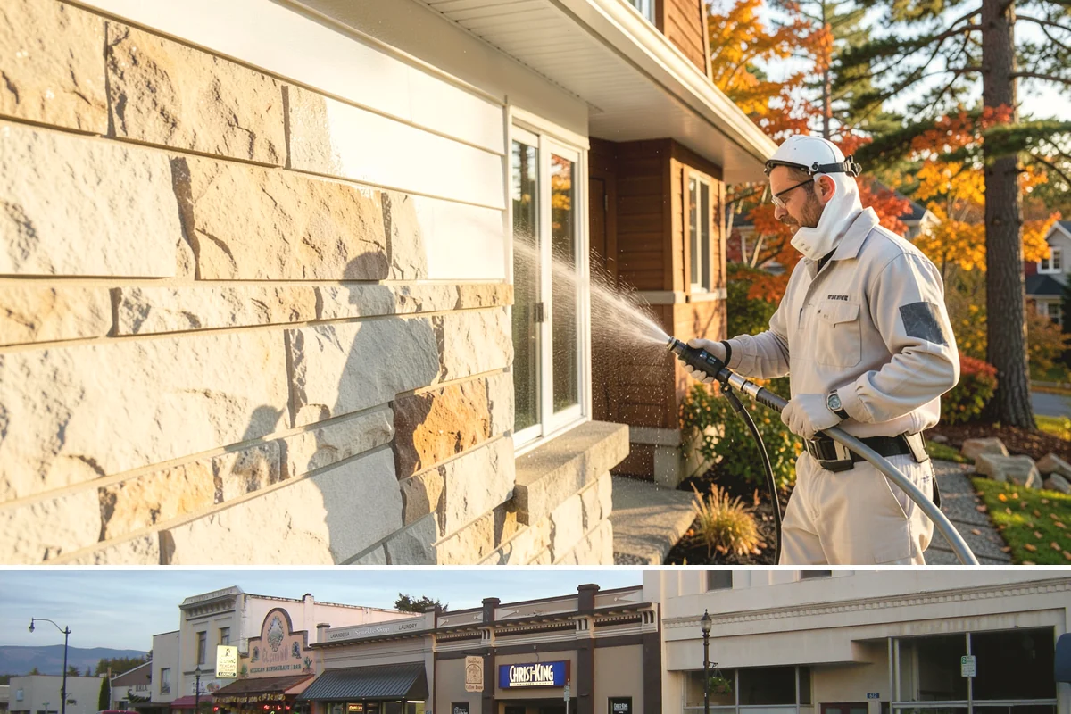 Step Pressure Washing in Burlington, Skagit County, WA - Steps clean up best during dry summer weeks so surfaces set before wet-season traffic.
