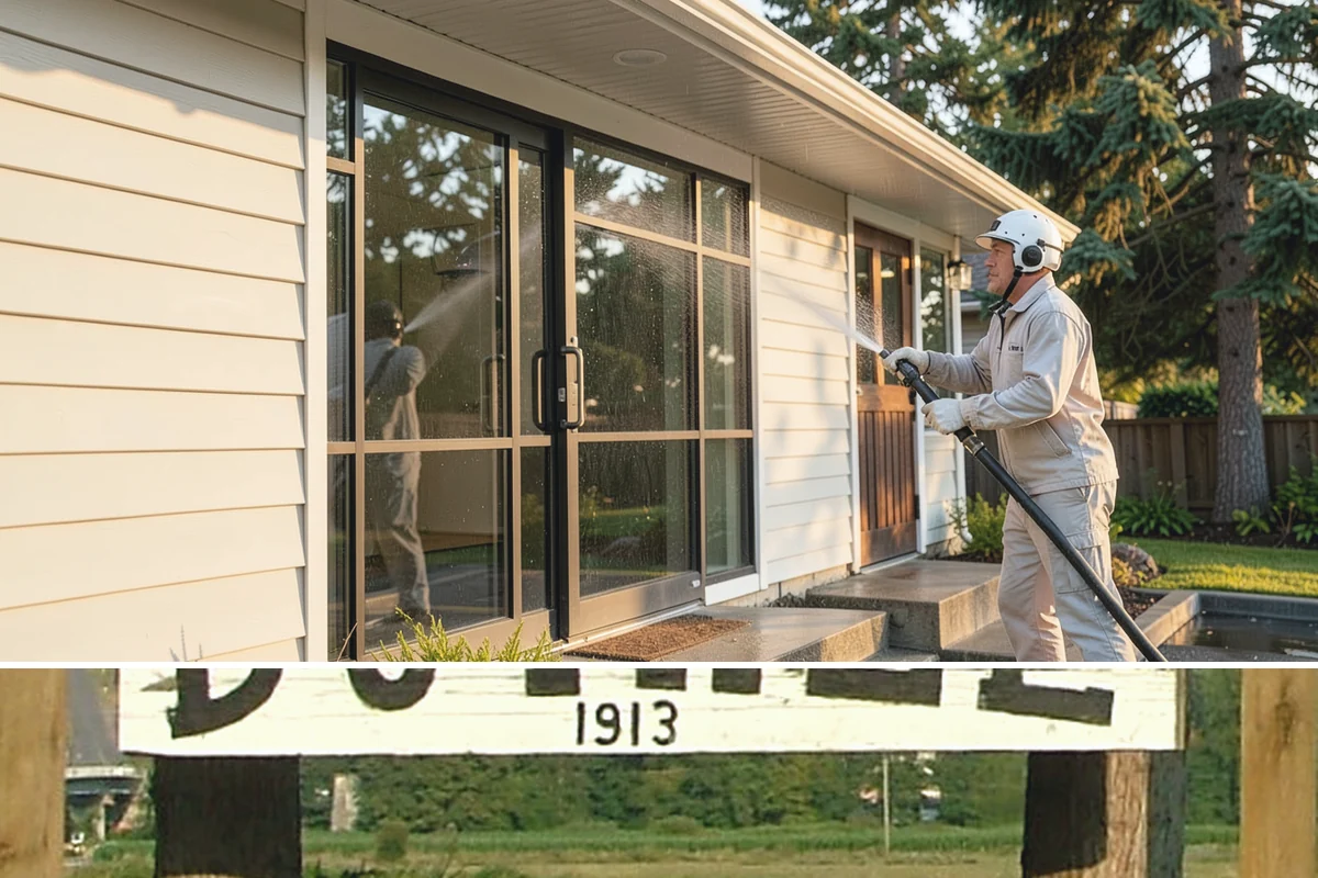 Step Pressure Washing in Duvall, King County, WA - Steps clean up best during dry summer weeks so surfaces set before wet-season traffic.