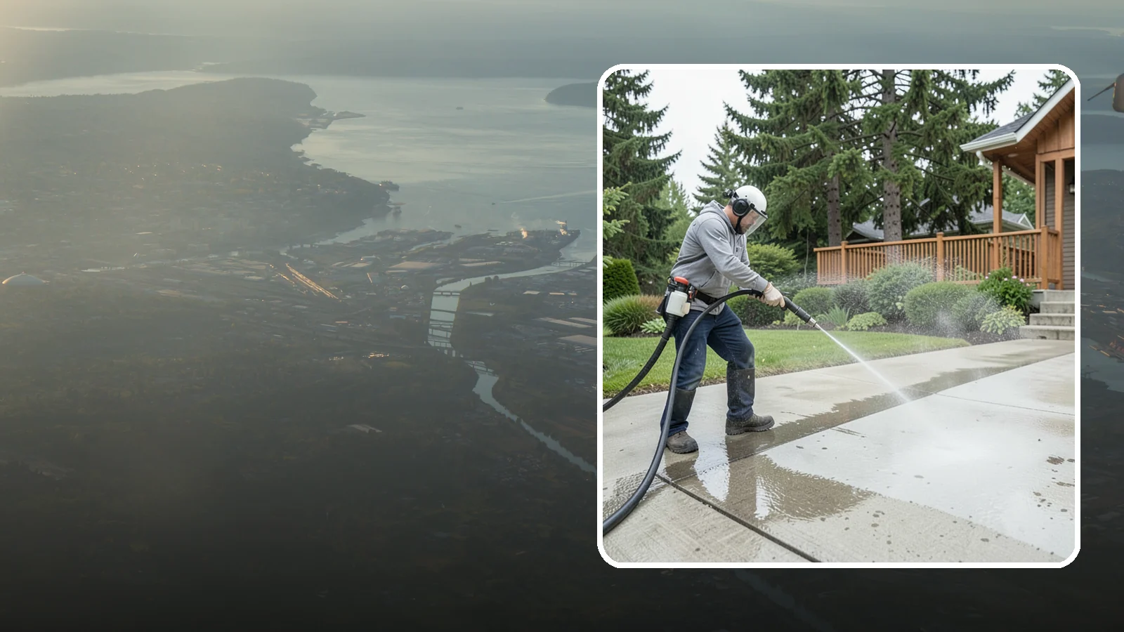 Step Pressure Washing in Fife, Pierce County, WA - Pressure wash concrete and hardscape steps to strip built-up grime and restore safe grip.