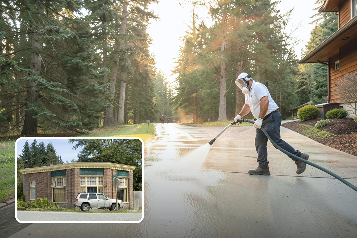 Step Pressure Washing in Hamilton, Skagit County, WA - Strips compacted grime from step surfaces