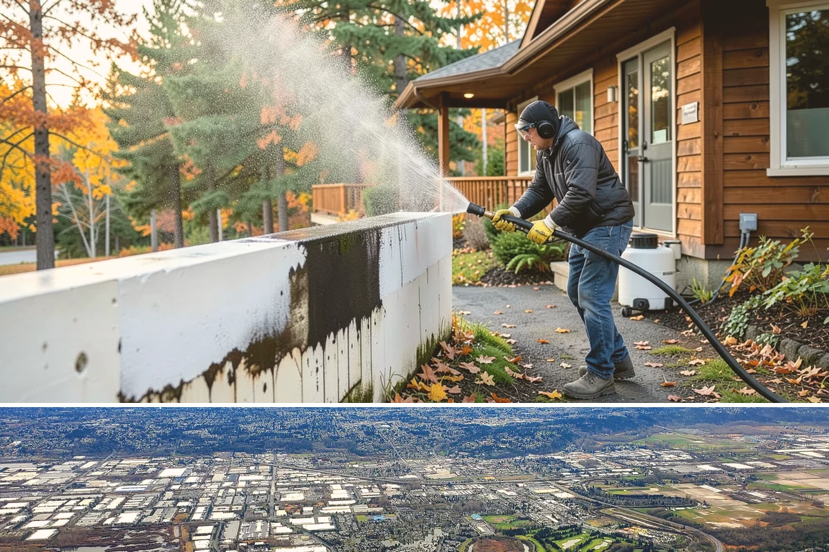 Step Pressure Washing in Kent, King County, WA - Steps clean up best during dry summer weeks so surfaces set before wet-season traffic.