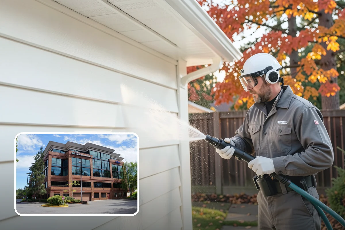 Step Pressure Washing in Mountlake Terrace, Snohomish County, WA - Strips compacted grime from step surfaces