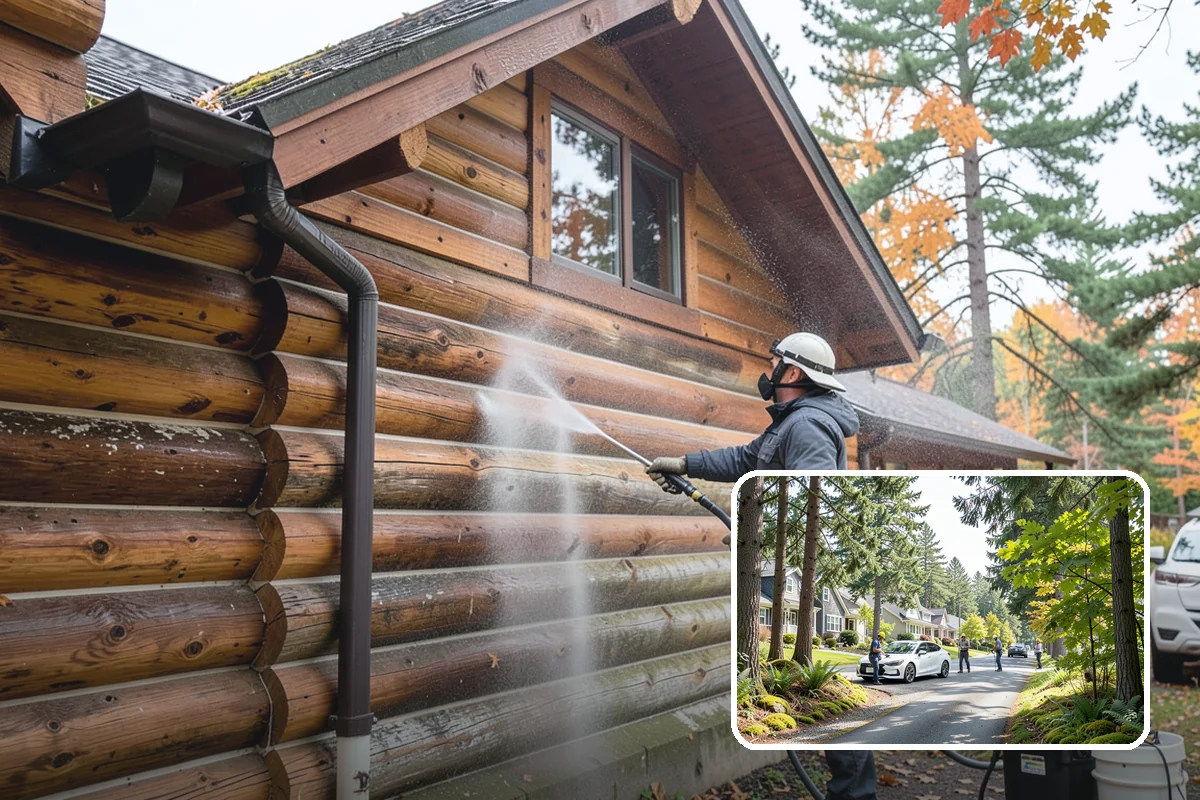 Step Pressure Washing in Normandy Park, King County, WA - Strips compacted grime from step surfaces