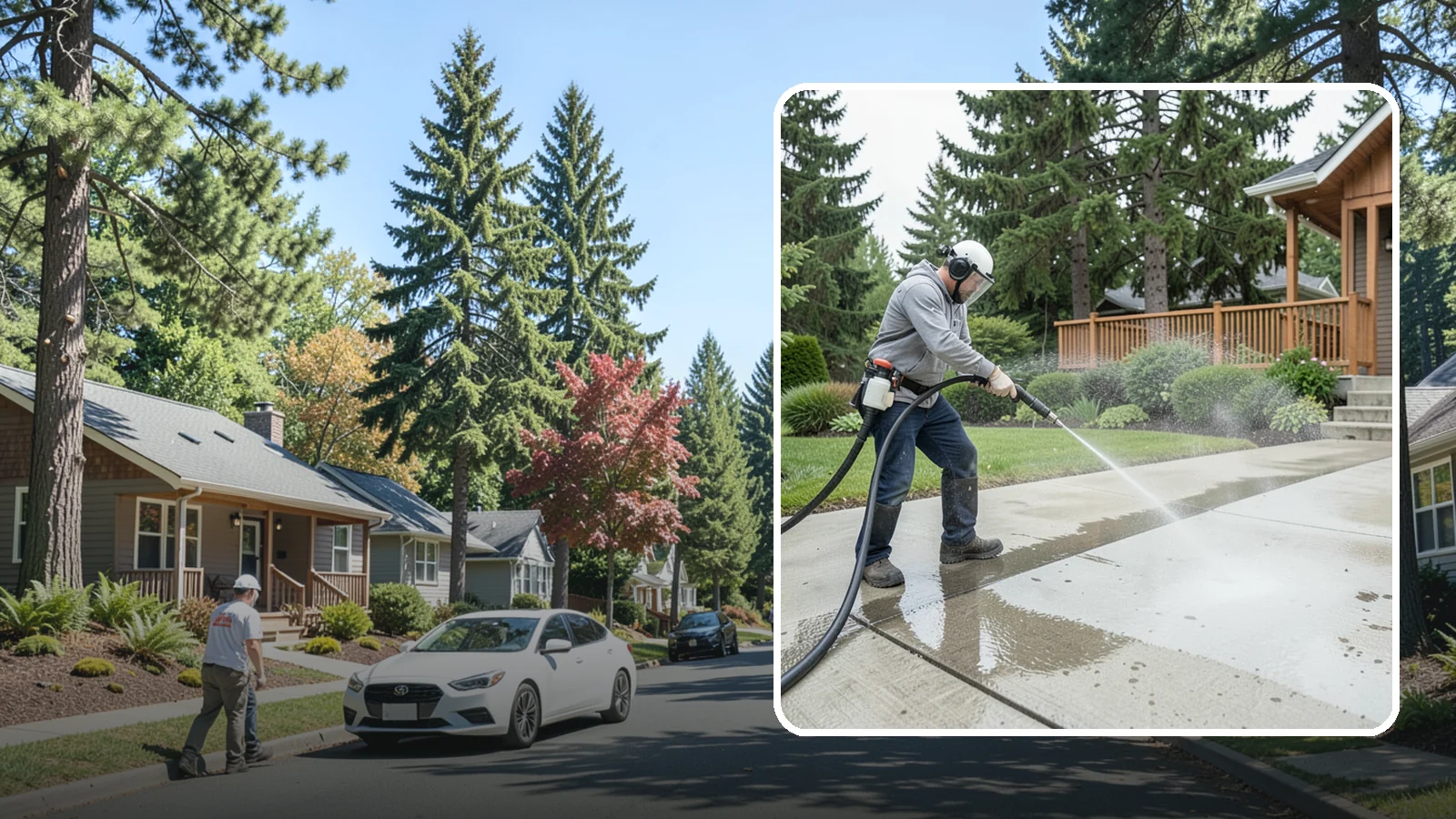 Step Pressure Washing in Orting, Pierce County, WA - Pressure wash concrete and hardscape steps to strip built-up grime and restore safe grip.