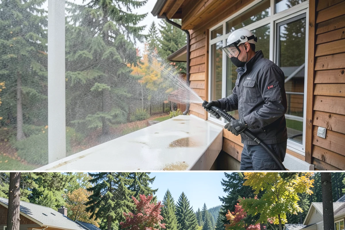 Step Pressure Washing in Orting, Pierce County, WA - Steps clean up best during dry summer weeks so surfaces set before wet-season traffic.