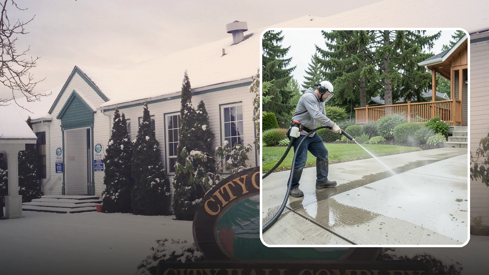 Step Pressure Washing in Pacific, King County, WA - Pressure wash concrete and hardscape steps to strip built-up grime and restore safe grip.