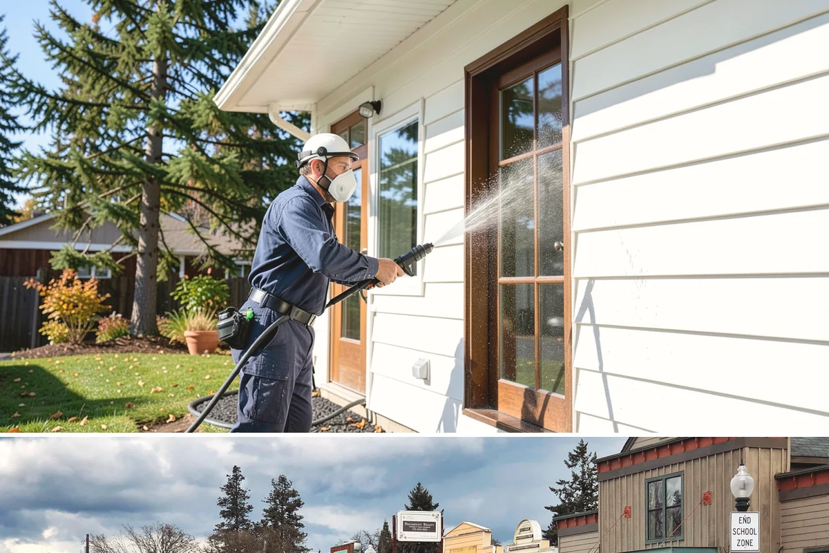 Step Pressure Washing in Roy, Pierce County, WA - Steps clean up best during dry summer weeks so surfaces set before wet-season traffic.