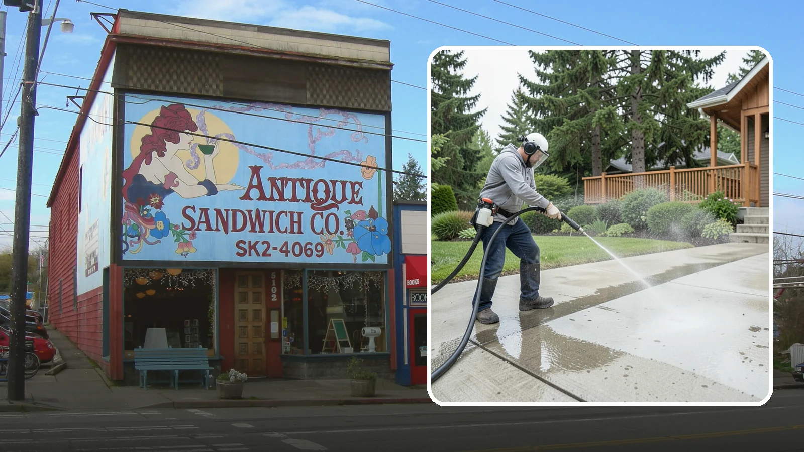 Step Pressure Washing in Ruston, Pierce County, WA - Pressure wash concrete and hardscape steps to strip built-up grime and restore safe grip.