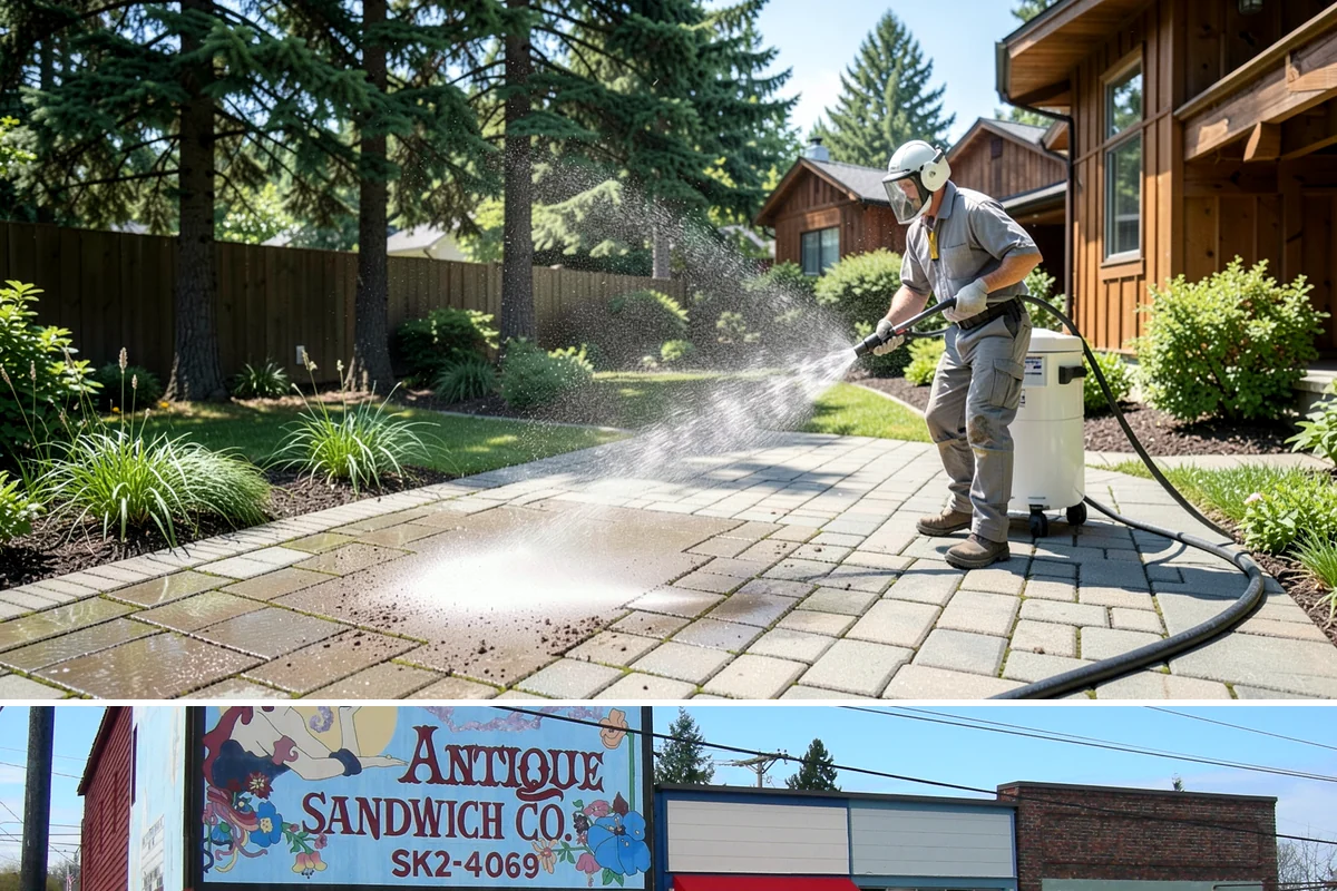Step Pressure Washing in Ruston, Pierce County, WA - Steps clean up best during dry summer weeks so surfaces set before wet-season traffic.
