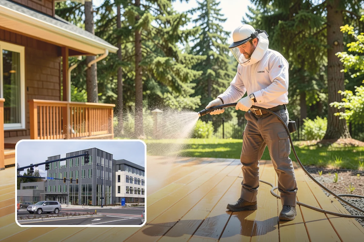 Step Pressure Washing in Shoreline, King County, WA - Strips compacted grime from step surfaces