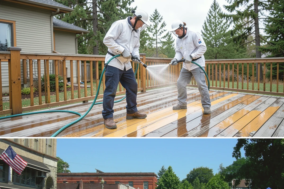 Step Pressure Washing in Snohomish, Snohomish County, WA - Steps clean up best during dry summer weeks so surfaces set before wet-season traffic.