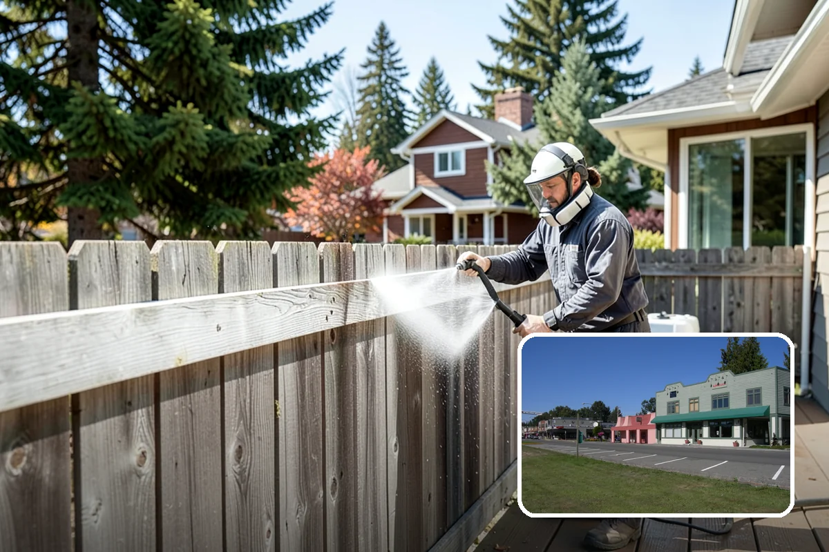 Step Pressure Washing in Snoqualmie, King County, WA - Strips compacted grime from step surfaces