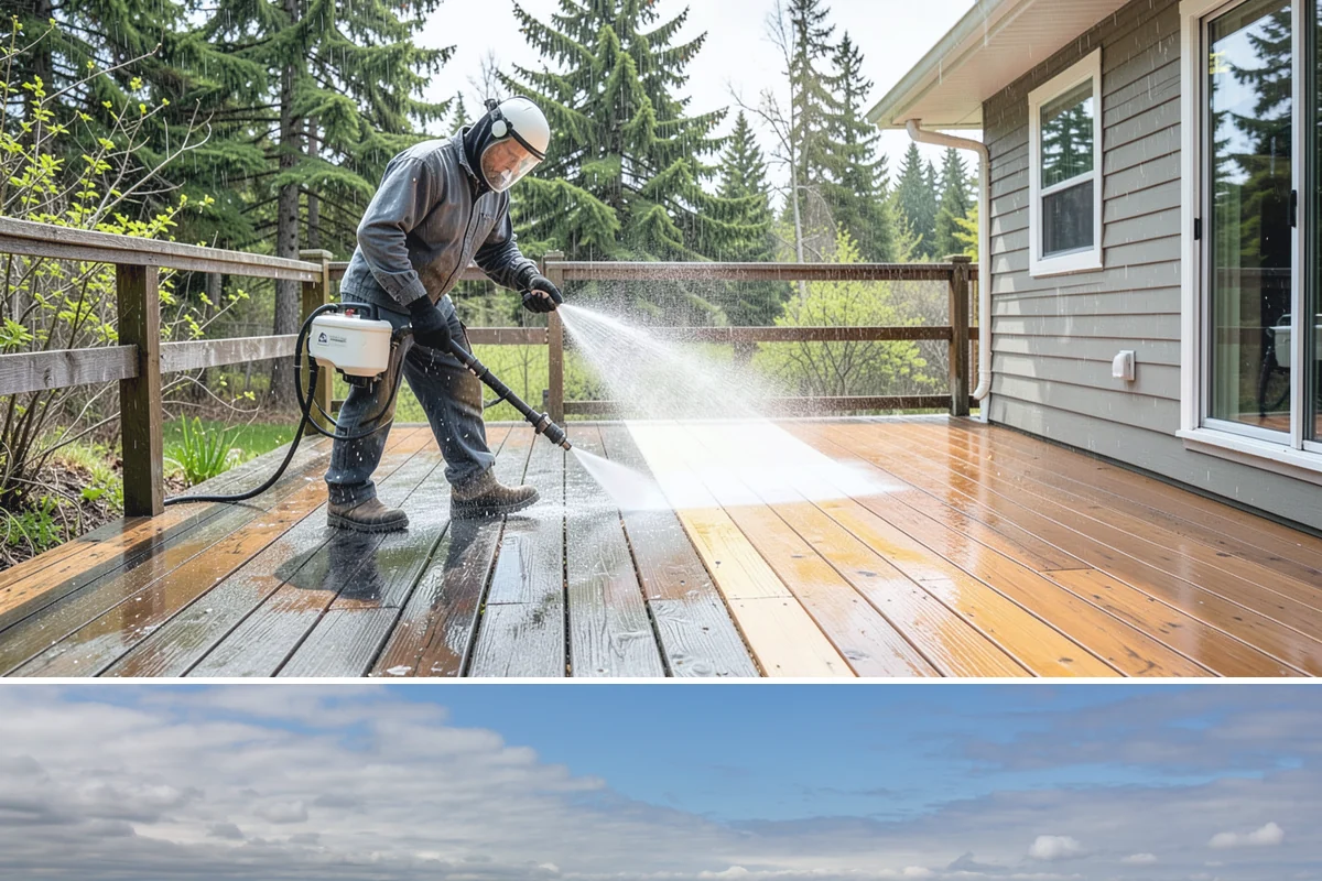 Step Pressure Washing in University Place, Pierce County, WA - Steps clean up best during dry summer weeks so surfaces set before wet-season traffic.