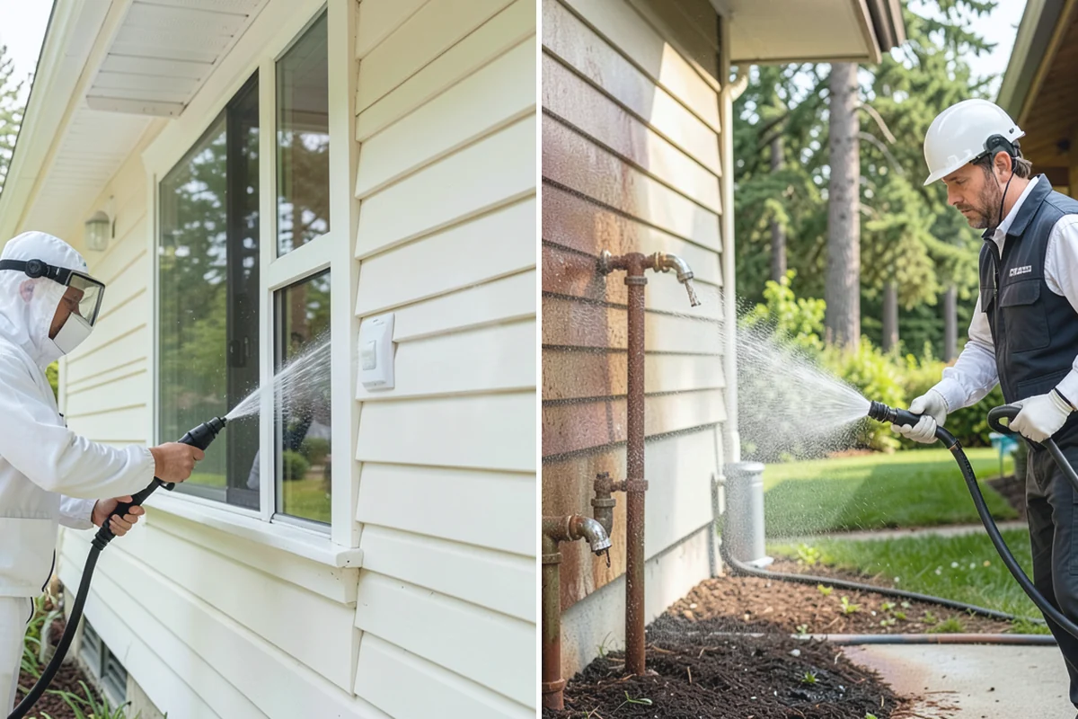 Stone Cleaning in Beaux Arts Village, King County, WA - Identify the stone type and test a discreet area