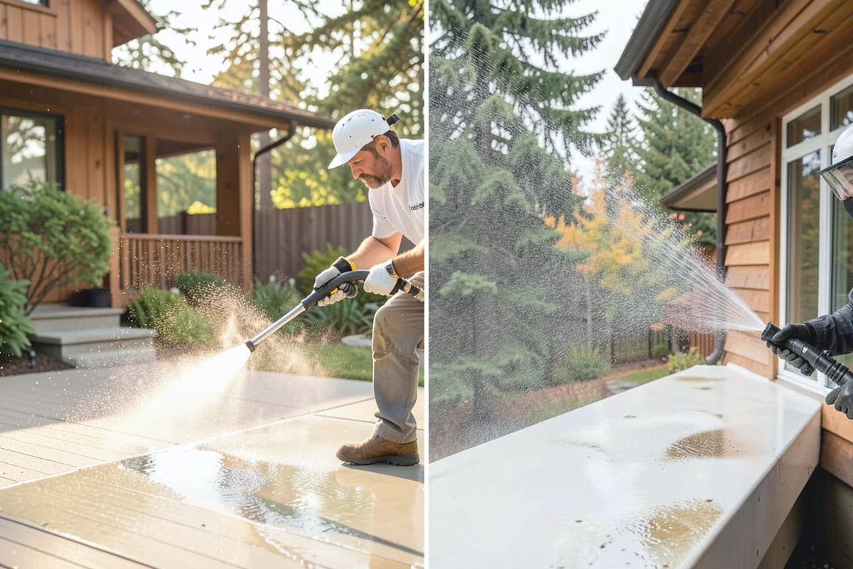 Stone Cleaning in Coupeville, Island County, WA - Identify the stone type and test a discreet area