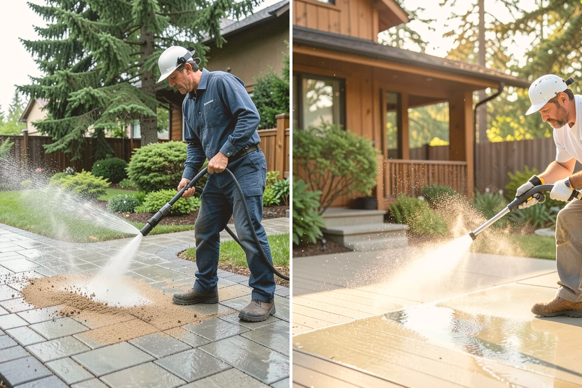 Stone Cleaning in Langley, Island County, WA - Identify the stone type and test a discreet area