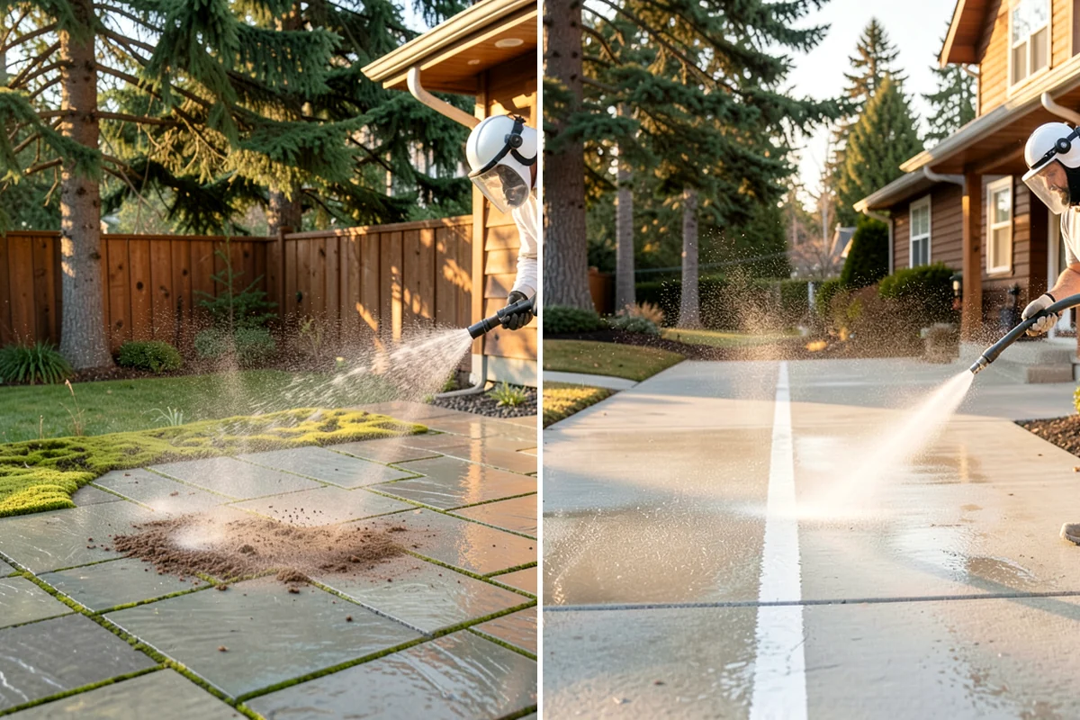 Stone Cleaning in Puyallup, Pierce County, WA - Identify the stone type and test a discreet area