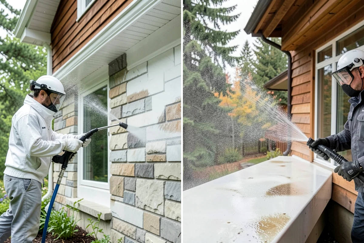 Stone Cleaning in Shoreline, King County, WA - Identify the stone type and test a discreet area