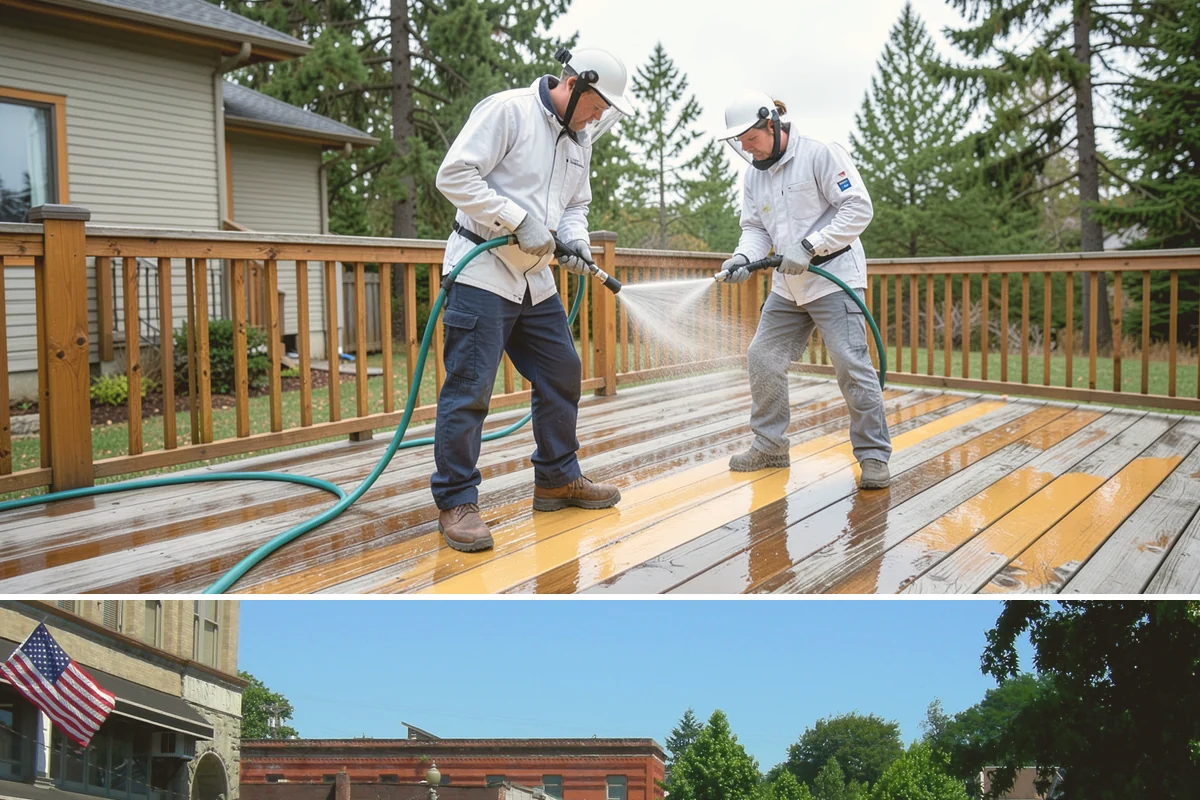 Stone Cleaning in Snohomish, Snohomish County, WA - A drier summer schedule keeps porous stone from staying saturated, giving the cleaning solution the best conditions to work.
