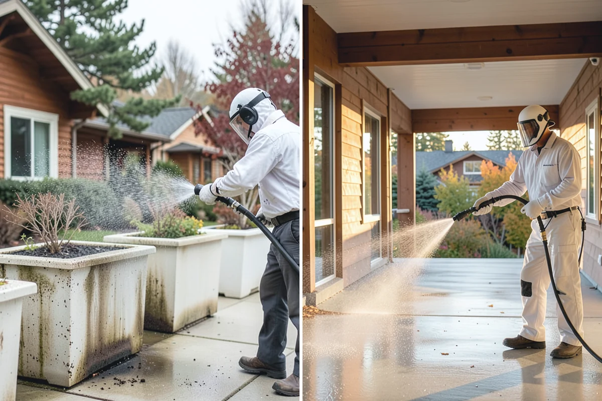 Stone Cleaning in South Prairie, Pierce County, WA - Identify the stone type and test a discreet area