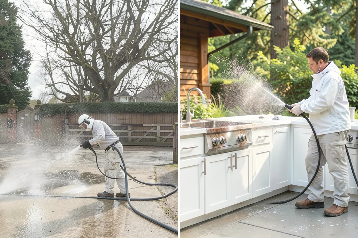Stone Cleaning in Steilacoom, Pierce County, WA - Identify the stone type and test a discreet area