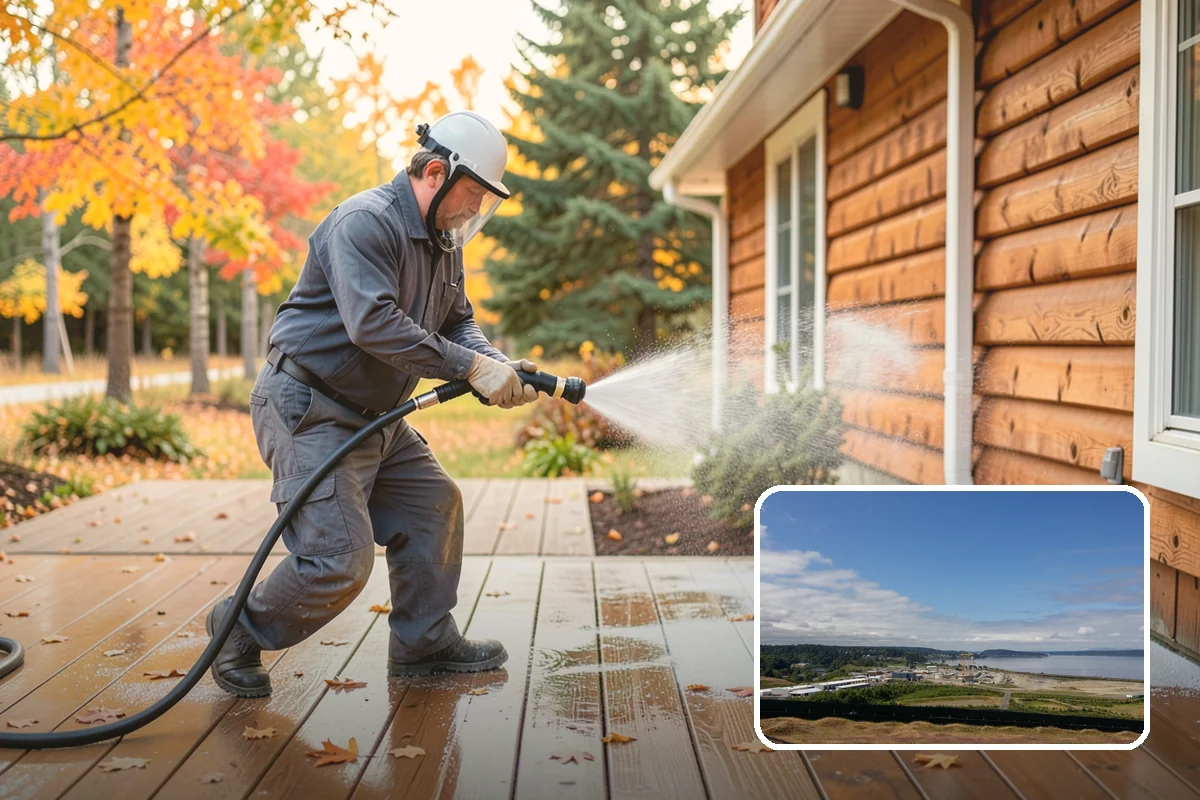 Stone Cleaning in University Place, Pierce County, WA - Tailors the method to the specific stone type and finish