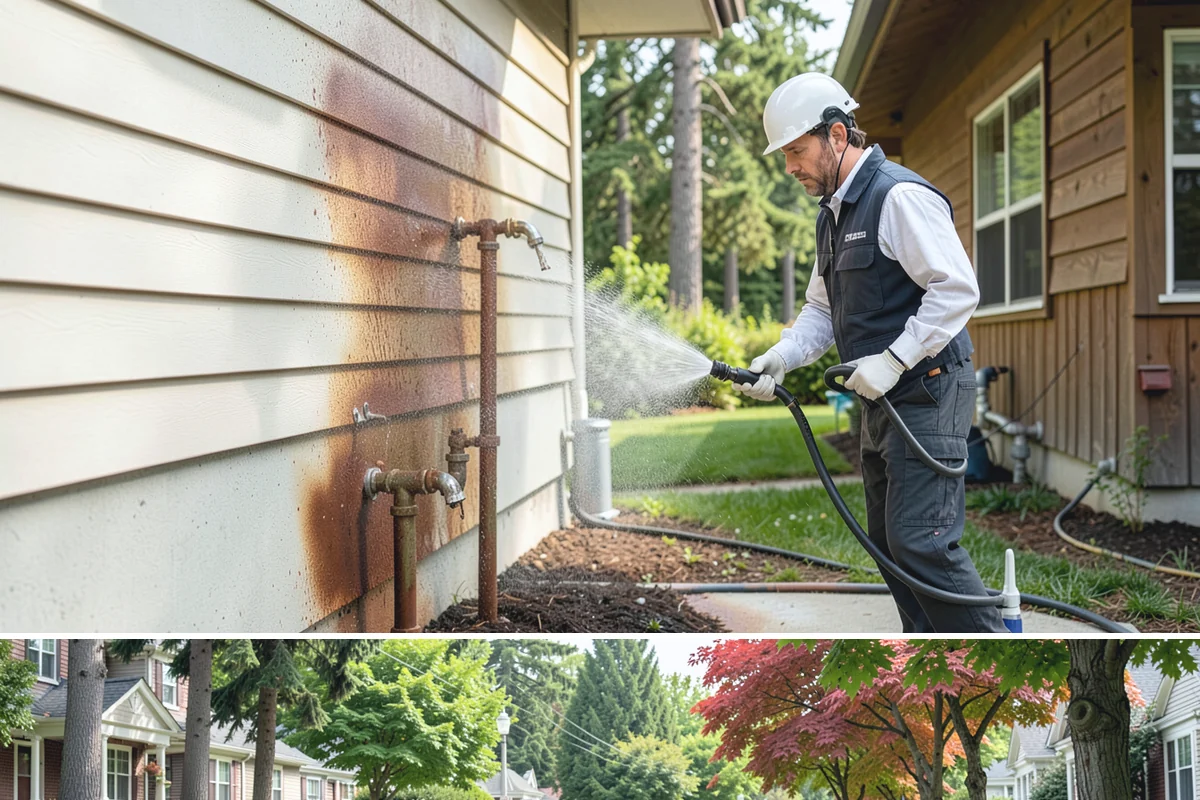 Stone Patio Cleaning in Beaux Arts Village, King County, WA - Stone patios clean best in warm, dry summer weeks that let porous stone dry evenly.
