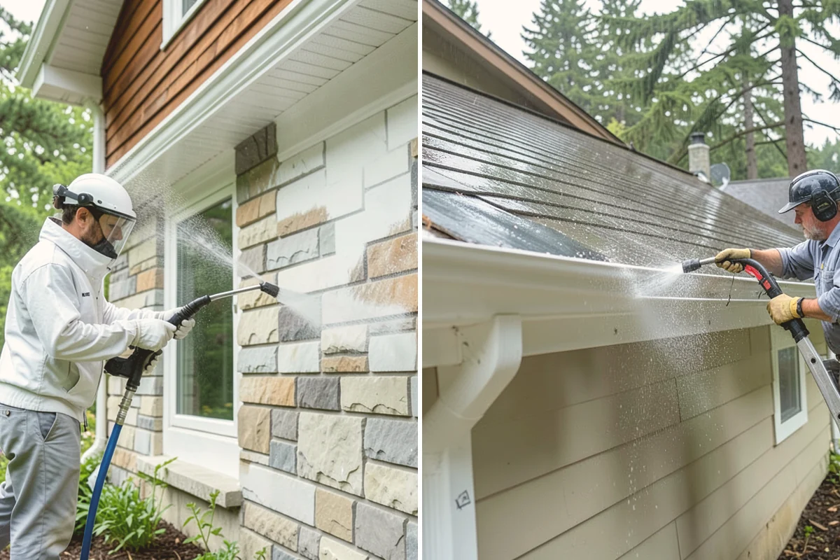 Stone Patio Cleaning in Bellevue, King County, WA - Identify the stone and test an inconspicuous area