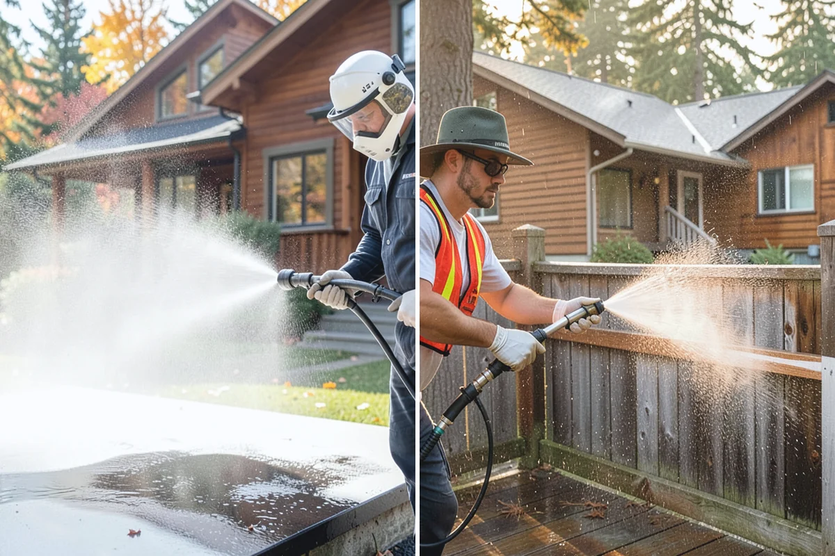 Stone Patio Cleaning in Bonney Lake, Pierce County, WA - Identify the stone and test an inconspicuous area