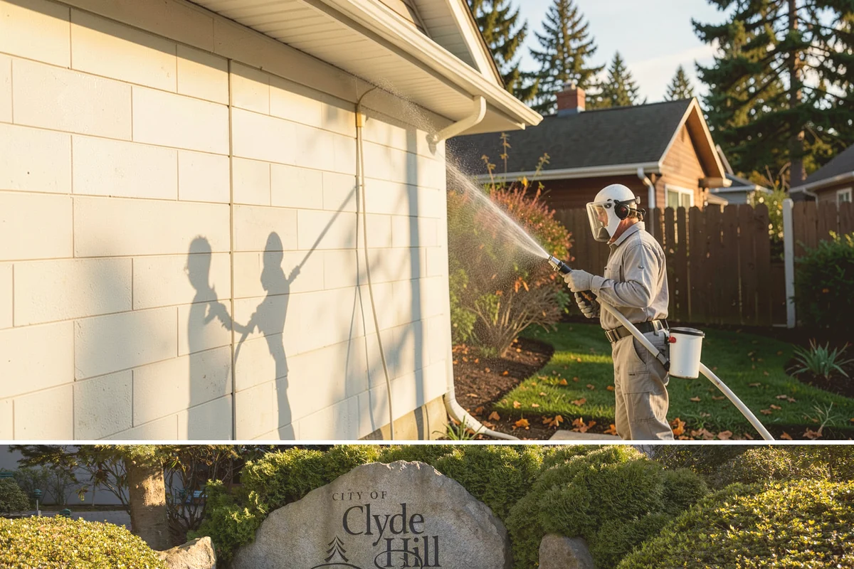 Stone Patio Cleaning in Clyde Hill, King County, WA - Stone patios clean best in warm, dry summer weeks that let porous stone dry evenly.