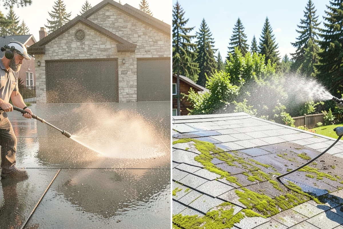 Stone Patio Cleaning in Covington, King County, WA - Identify the stone and test an inconspicuous area