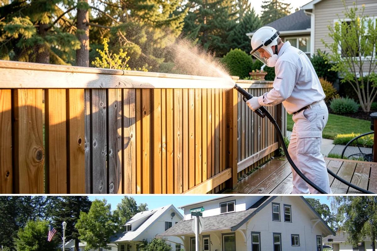 Stone Patio Cleaning in DuPont, Pierce County, WA - Stone patios clean best in warm, dry summer weeks that let porous stone dry evenly.