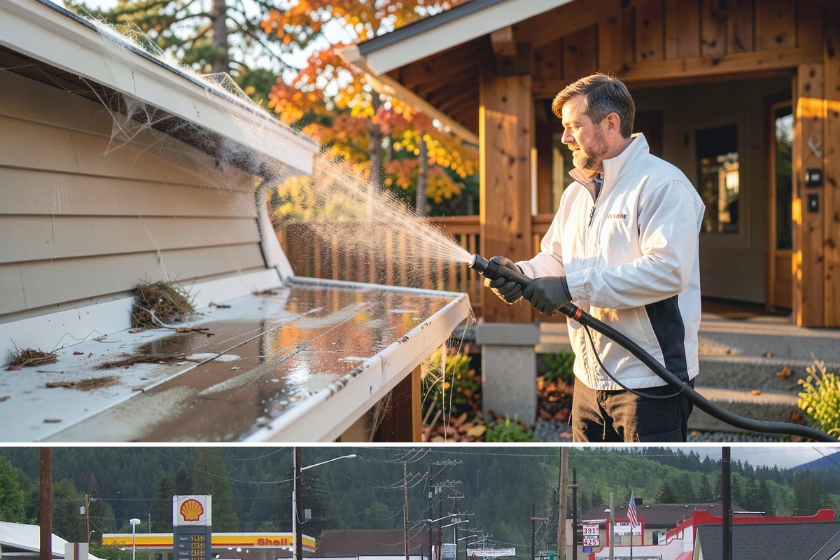 Stone Patio Cleaning in Granite Falls, Snohomish County, WA - Stone patios clean best in warm, dry summer weeks that let porous stone dry evenly.