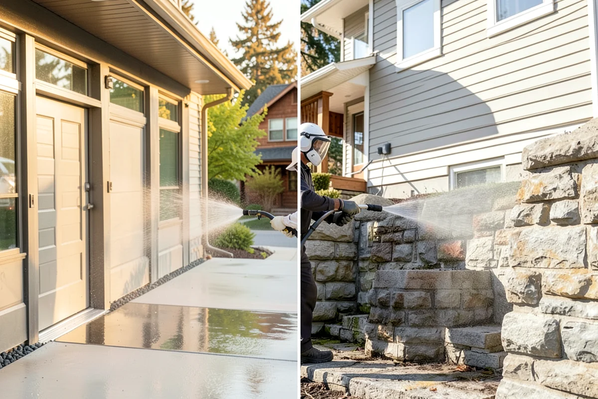 Stone Patio Cleaning in Lyman, Skagit County, WA - Identify the stone and test an inconspicuous area