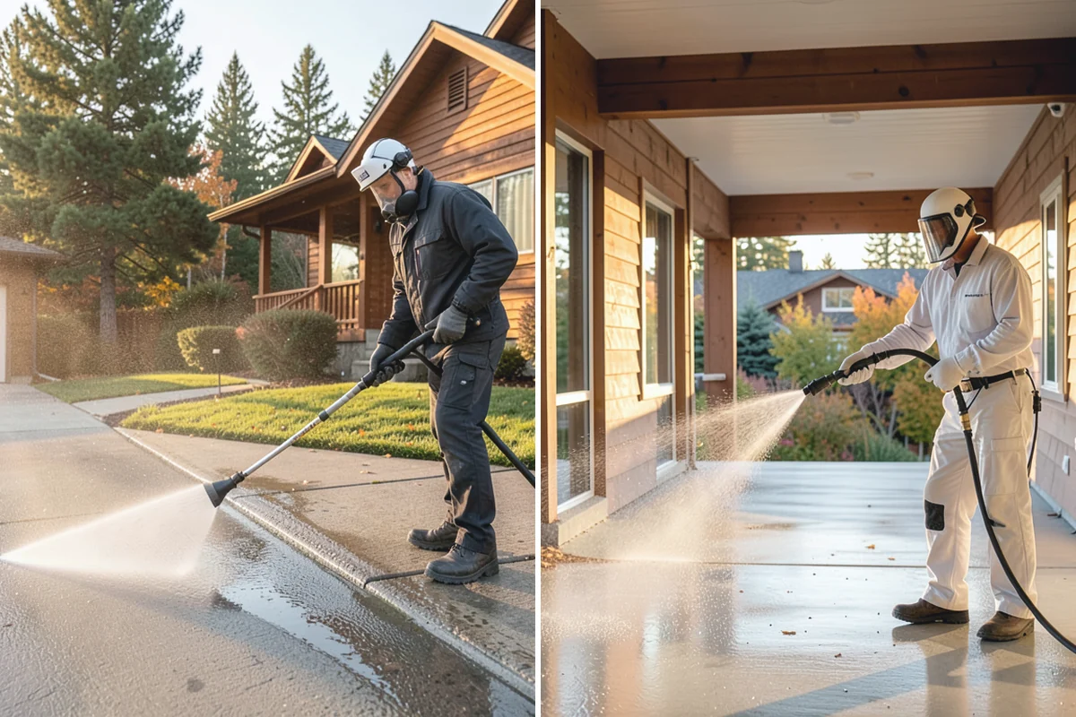 Stone Patio Cleaning in Medina, King County, WA - Identify the stone and test an inconspicuous area