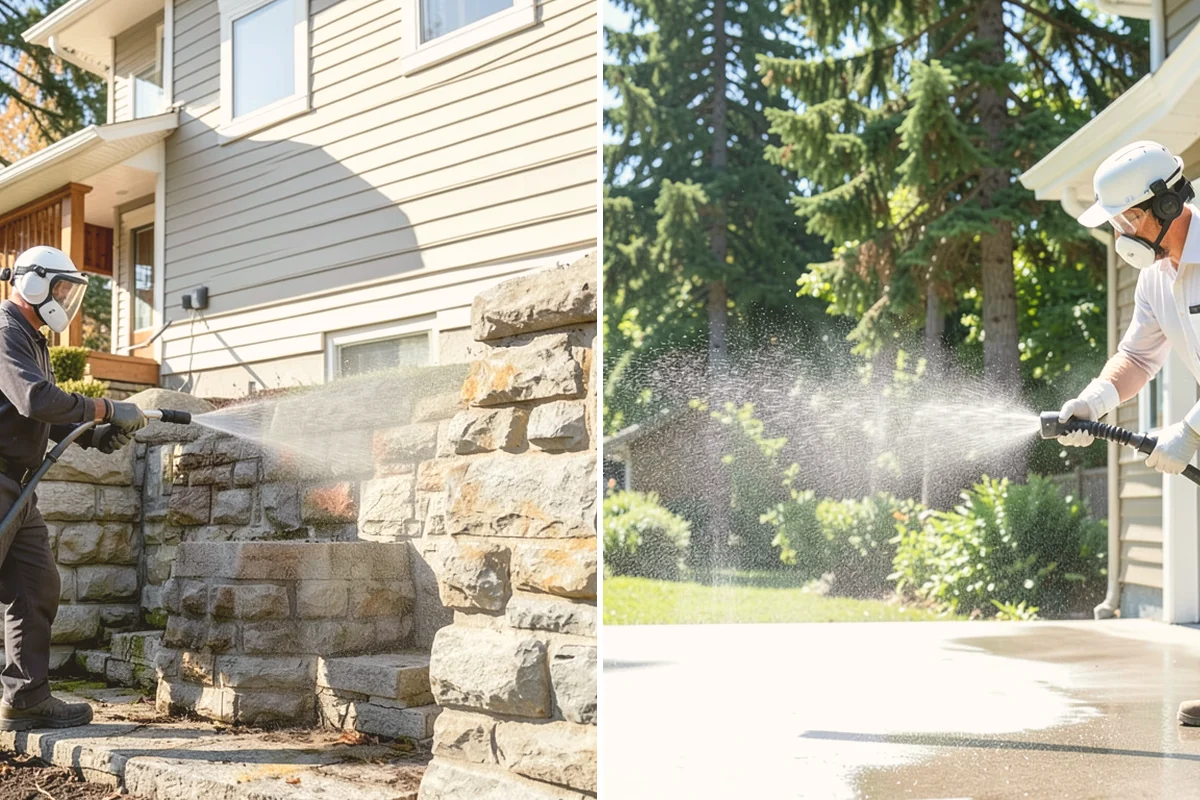 Stone Patio Cleaning in Newcastle, King County, WA - Identify the stone and test an inconspicuous area