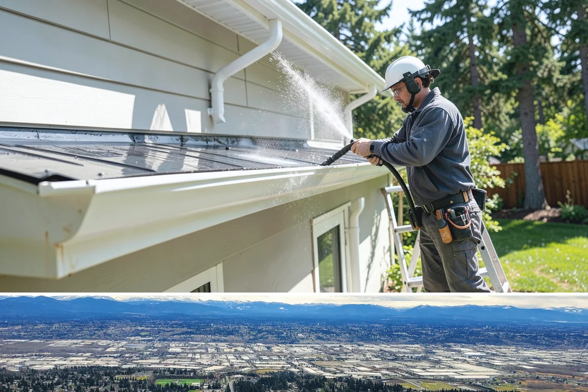 Stone Patio Cleaning in SeaTac, King County, WA - Stone patios clean best in warm, dry summer weeks that let porous stone dry evenly.