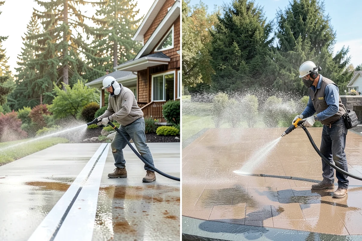 Stone Patio Cleaning in Sedro-Woolley, Skagit County, WA - Identify the stone and test an inconspicuous area