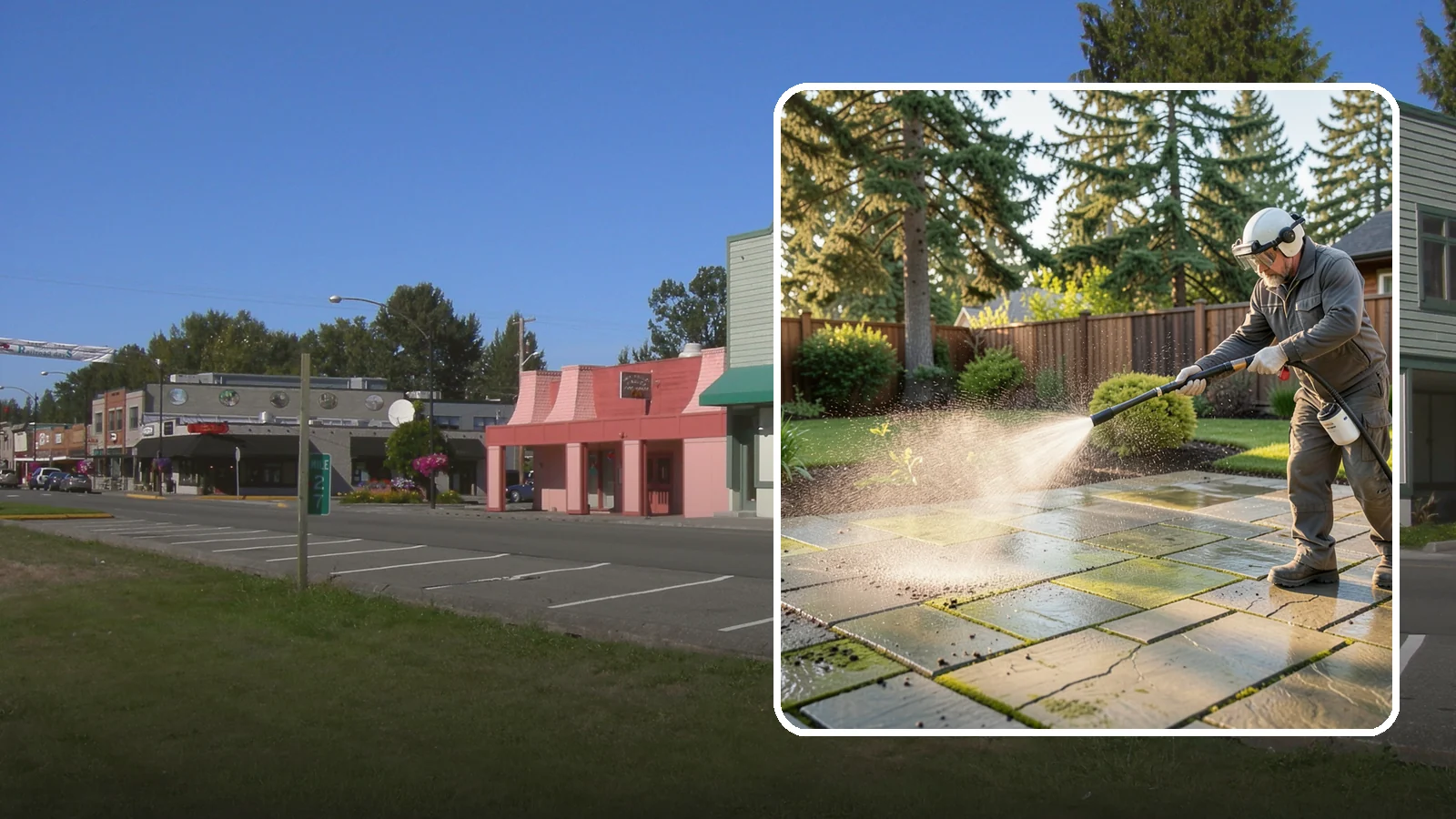 Stone Patio Cleaning in Snoqualmie, King County, WA - Clean natural stone patios with surface-safe chemistry that removes algae without harming the stone.