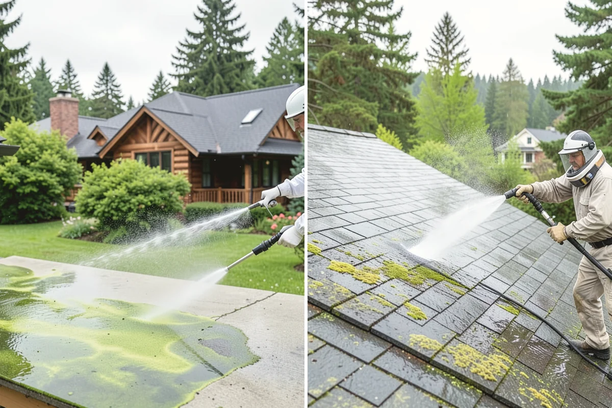 Stone Patio Cleaning in Steilacoom, Pierce County, WA - Identify the stone and test an inconspicuous area