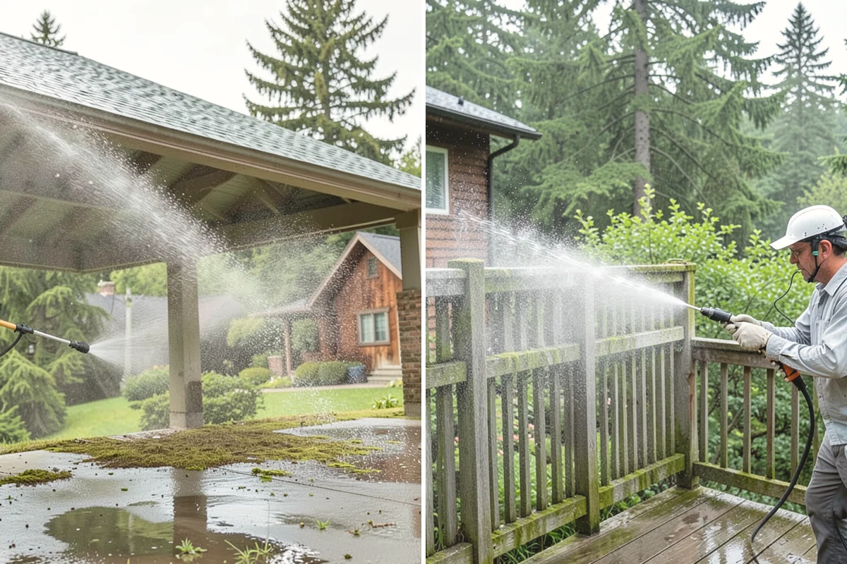 Stone Patio Cleaning in Tukwila, King County, WA - Identify the stone and test an inconspicuous area
