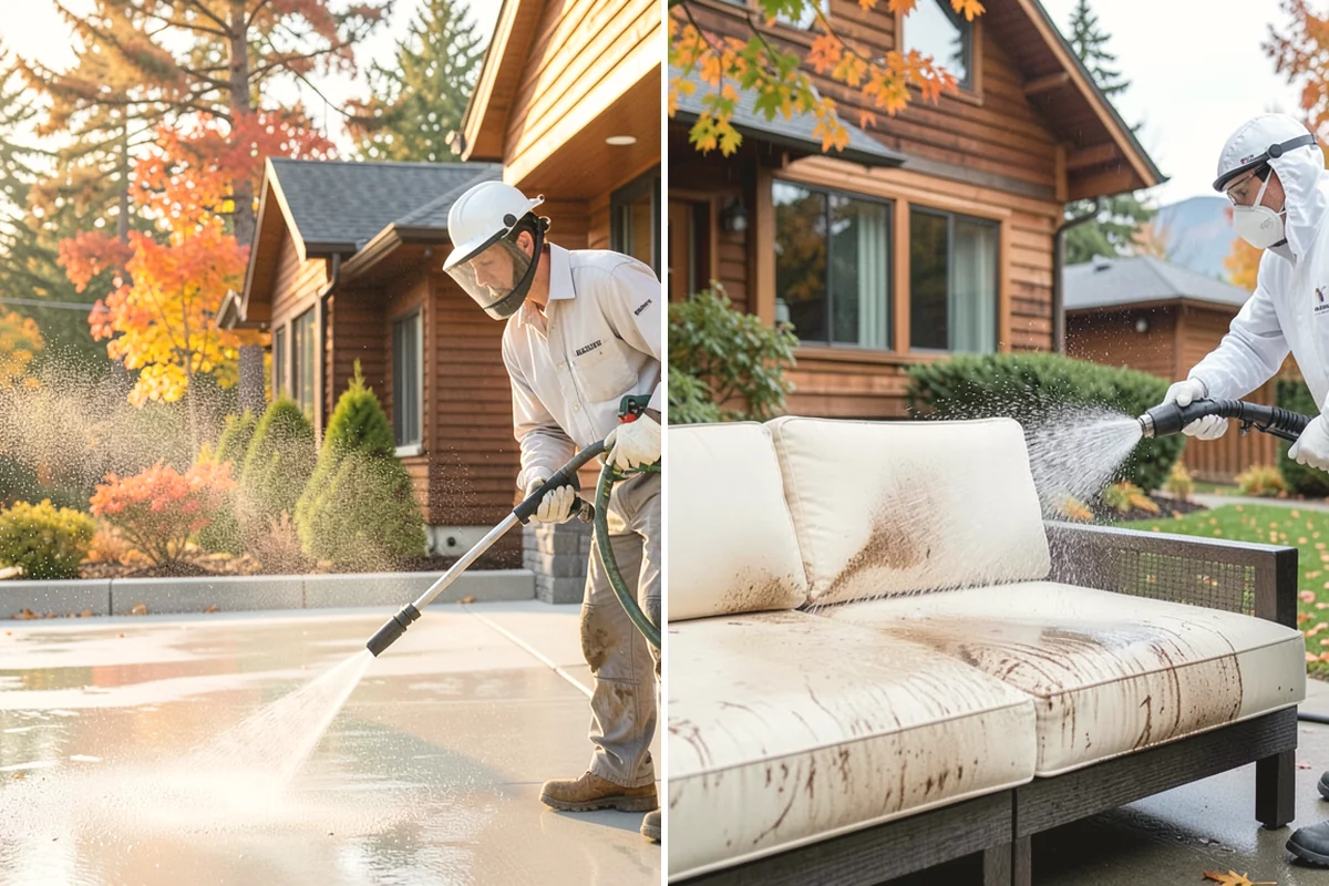 Stone Patio Cleaning in University Place, Pierce County, WA - Identify the stone and test an inconspicuous area
