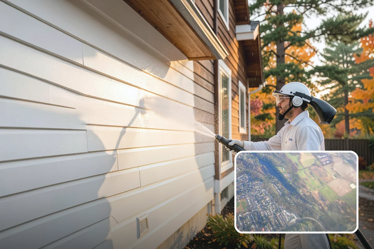 Stone Surface Cleaning in Algona, King County, WA - Clears moss, algae, and organic staining from stone