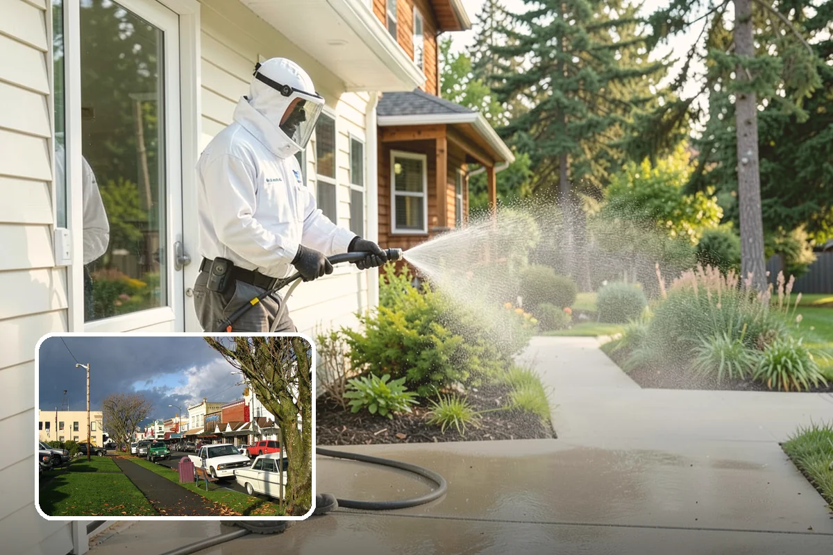 Stone Surface Cleaning in Arlington, Snohomish County, WA - Clears moss, algae, and organic staining from stone