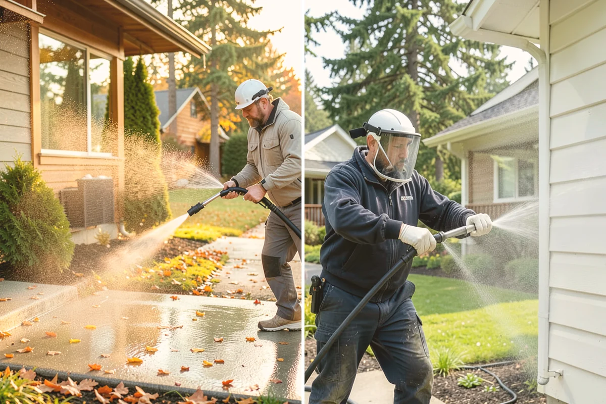 Stone Surface Cleaning in Bellevue, King County, WA - Identify the stone type and its porosity